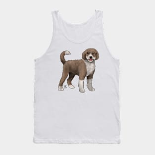 Dog - Portuguese Water Dog - Brown and White Tank Top